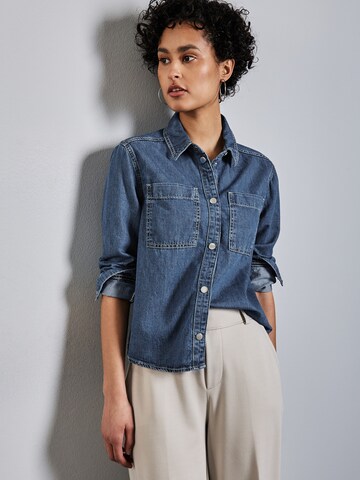 STREET ONE Bluse in Blau: Vorderseite