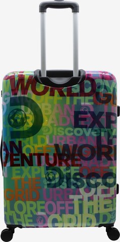 Discovery Koffer 'EXPLORE THE WORLD' in Gemengde kleuren: voorkant