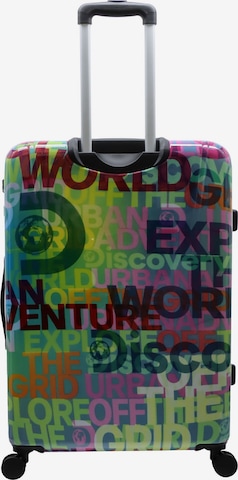 Discovery Koffer 'EXPLORE THE WORLD' in Gemengde kleuren: voorkant