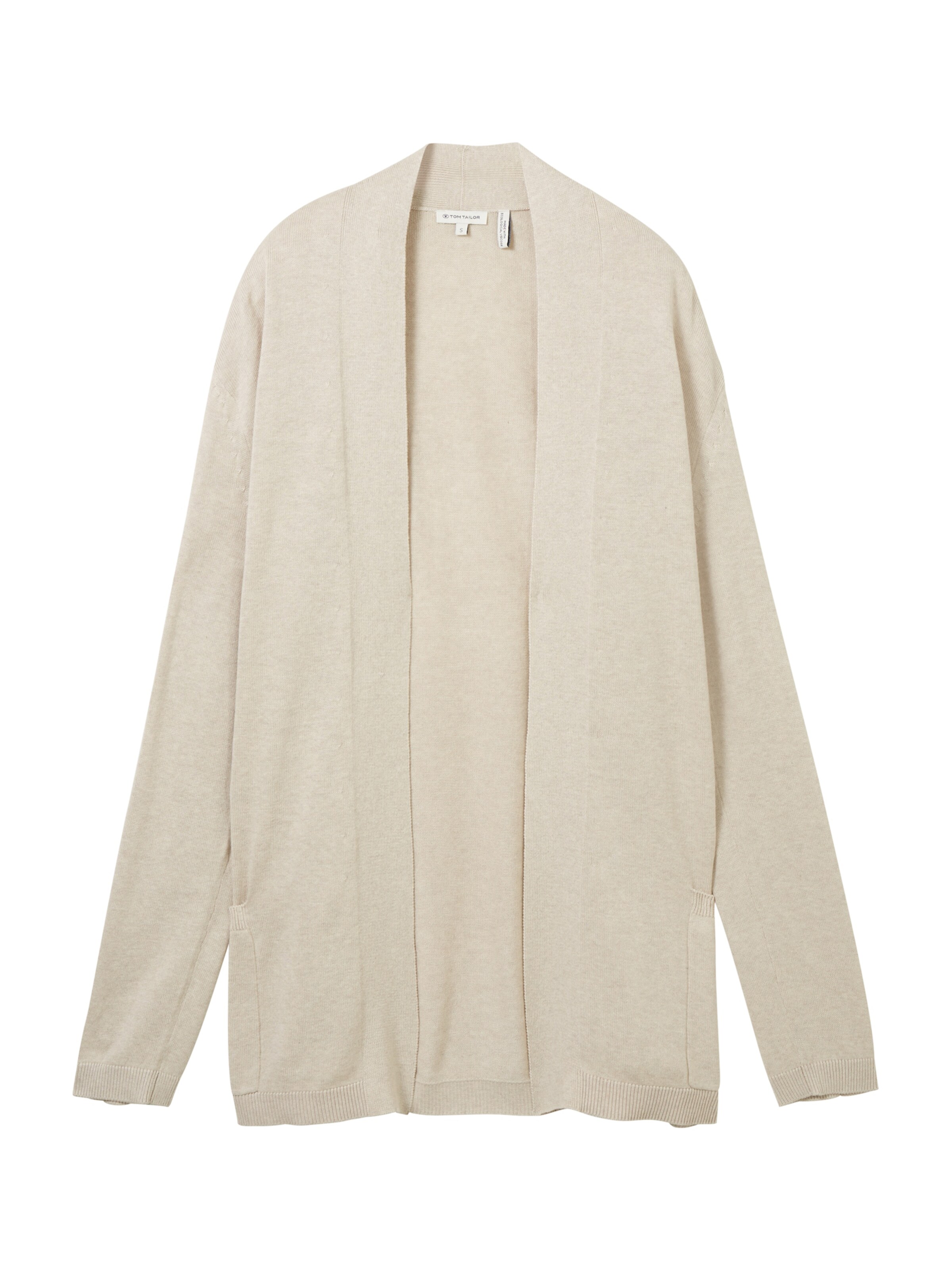 TOM TAILOR Cardigan i beige: forside