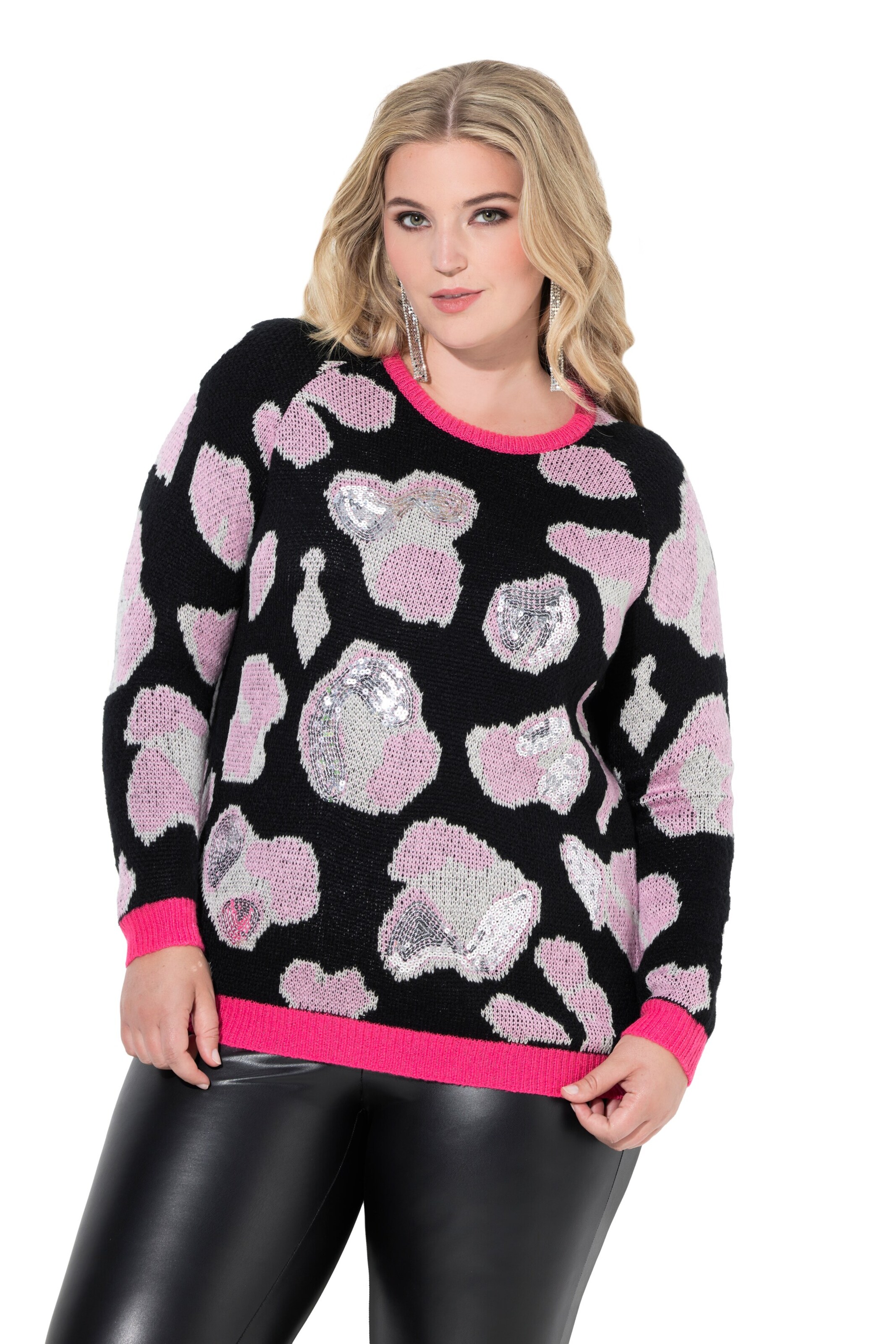 MIAMODA Trui in Zwart: voorkant