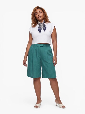 ONLY Carmakoma Loose fit Pants 'CARBay' in Green