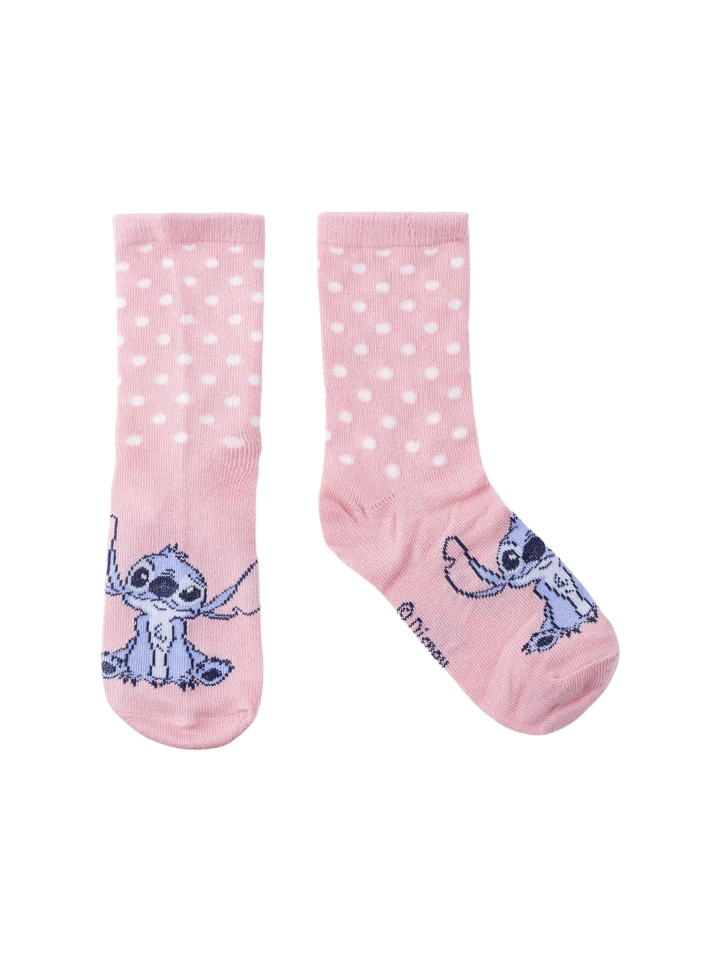 Chaussettes 'Socken Pack 5-teilig Stitch' DISNEY en violet