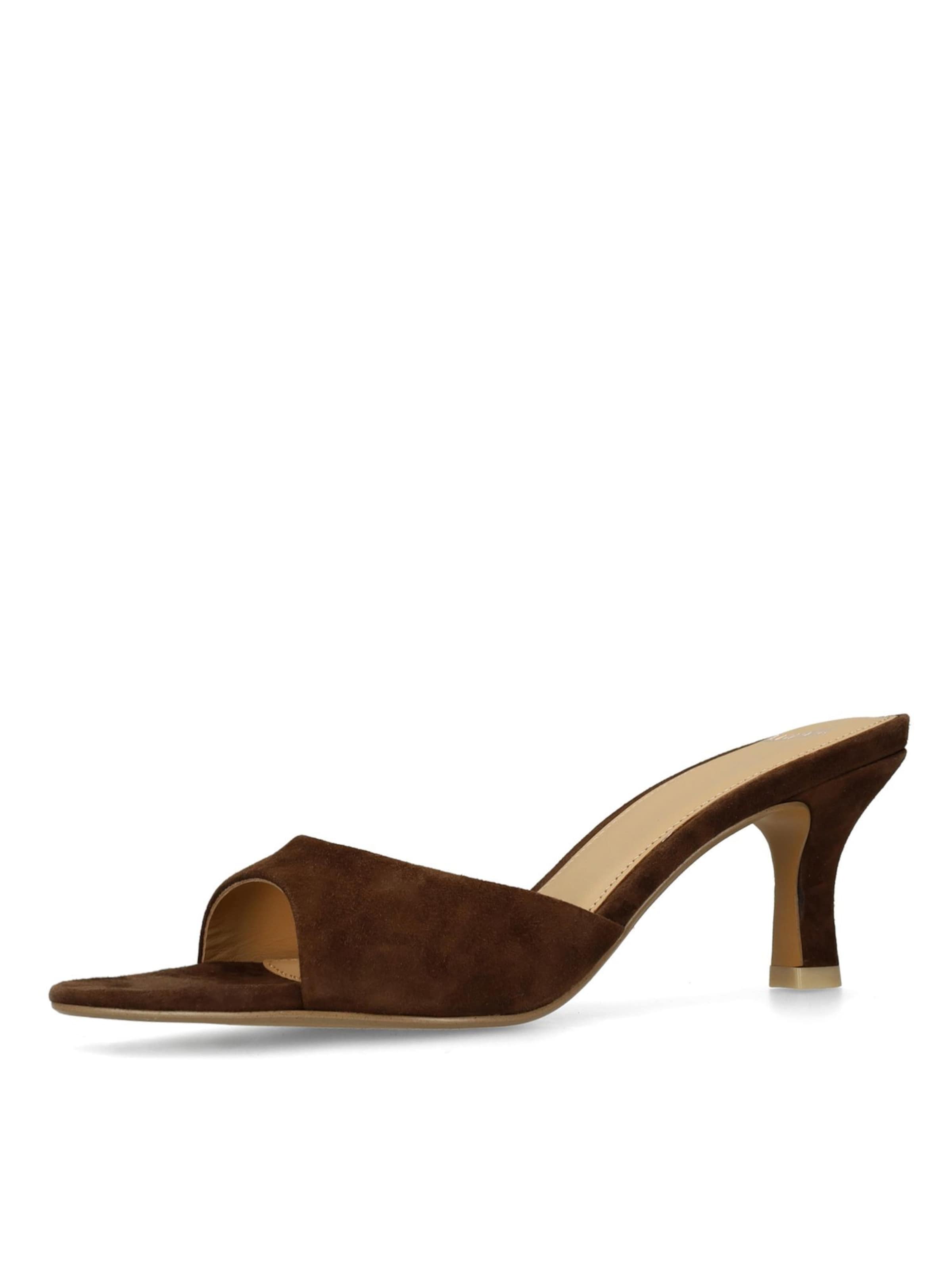 Escarpins MANFIELD en marron : devant