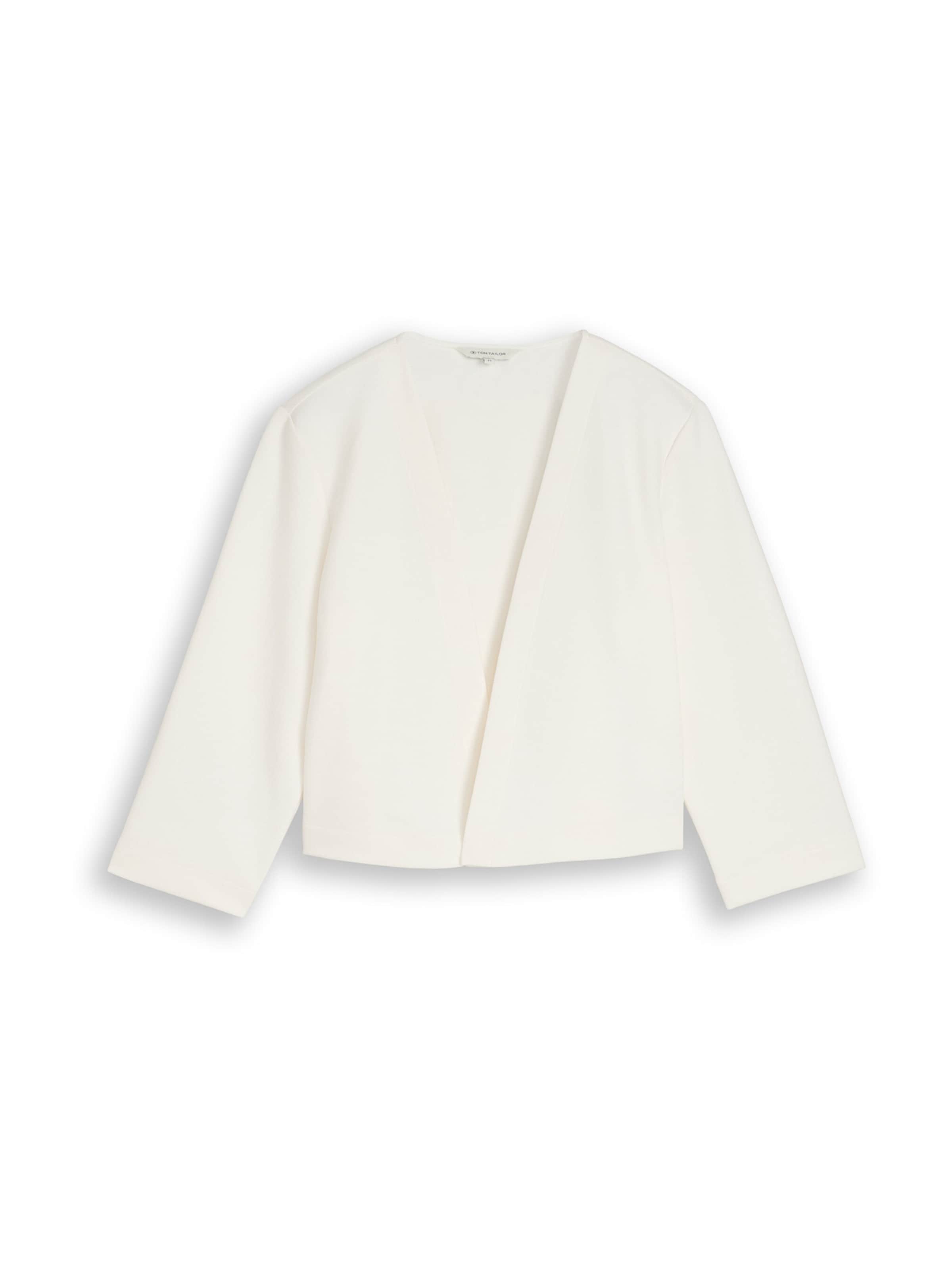 TOM TAILOR Blazer in White: front