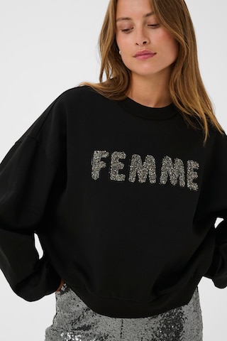 Kaffe Sweatshirt 'Alise ' in Zwart