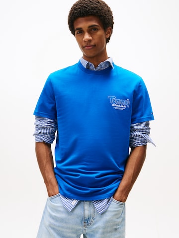 Tommy Jeans Shirt in Blauw: voorkant