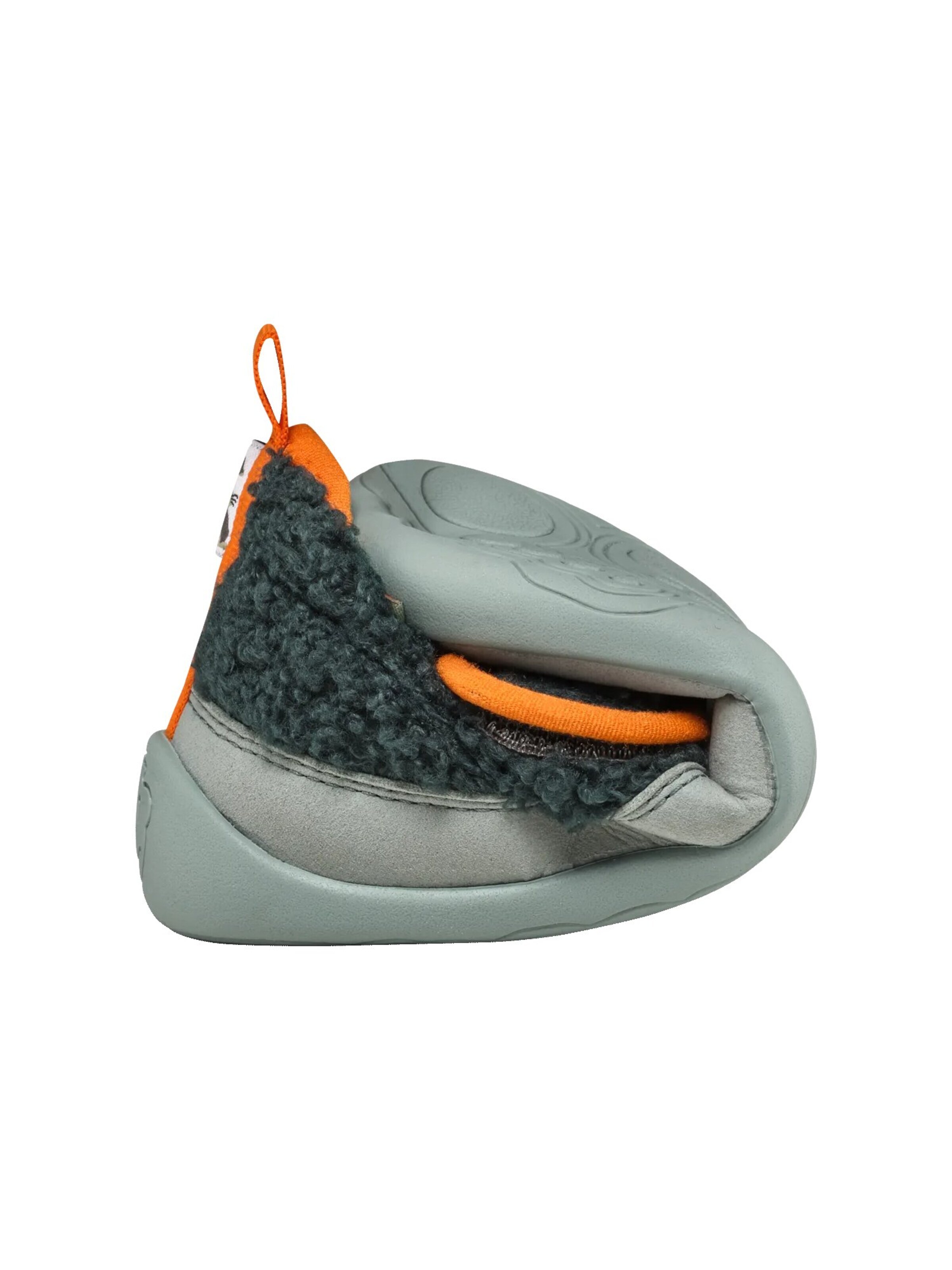 Affenzahn Slippers 'Vegan Fleecy Vegan Fleecy' in Green