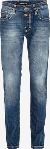 CIPO & BAXX Regular Jeans 'Flow' in Blauw: voorkant