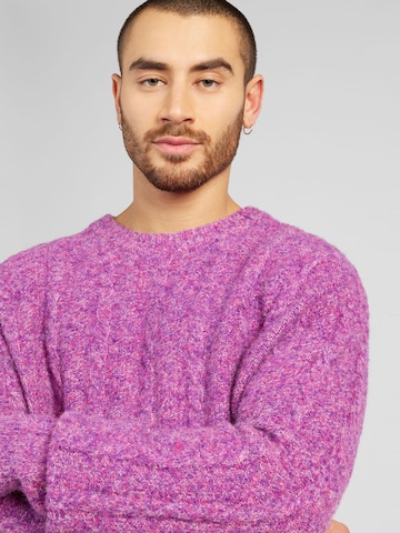 WEEKDAY Sweater 'Jesper' in Pink