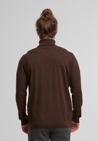 INDICODE JEANS Pullover 'Van Paul' in Braun