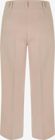 MORE & MORE Wide leg Pleated Pants in Beige