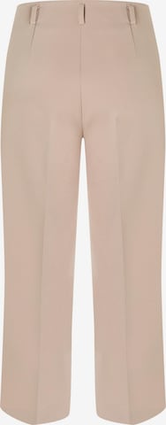 MORE & MORE Wide leg Trousers with creases in Beige