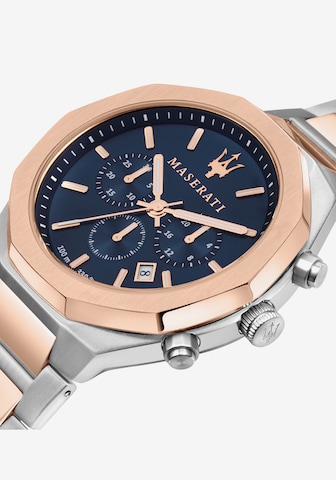 Maserati Analoog horloge 'Stile' in Zilver