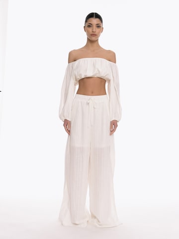 Chemisier 'Busy Line' 4TAILORS en blanc
