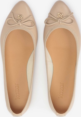 Kazar Ballet Flats in Beige