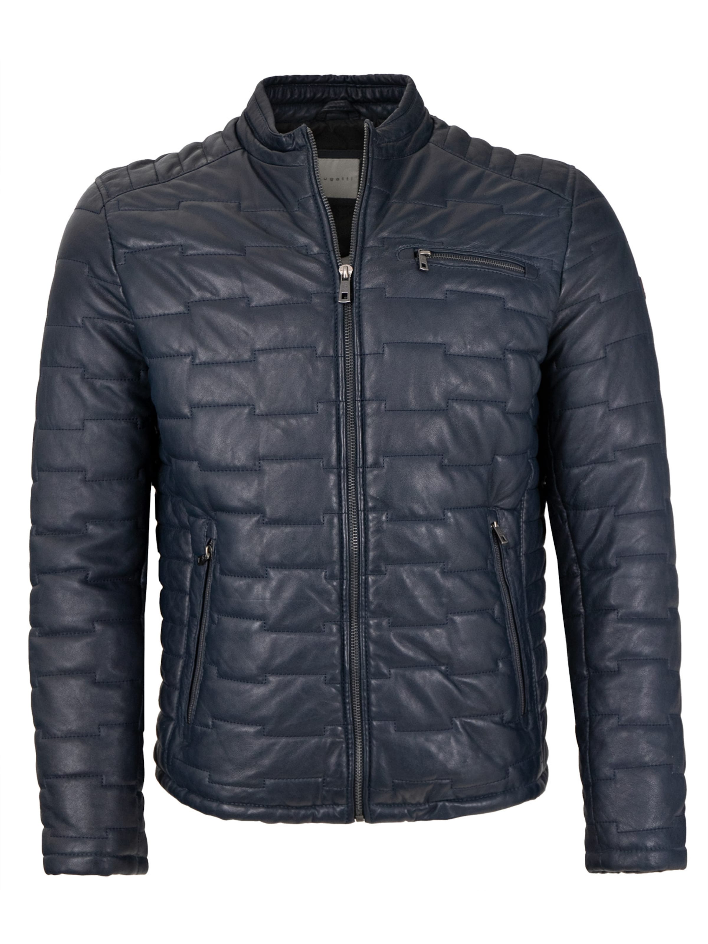 bugatti Between-Season Jacket '101' in Blue: front