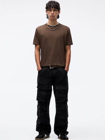 Pull&Bear Shirt in Brown