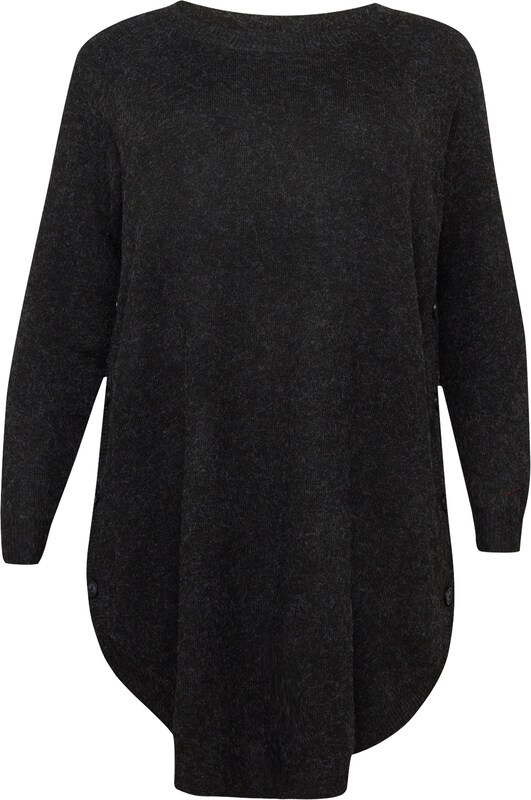 Zizzi Kleid 'SUNNY' in Anthrazit Zizzi Kleid 'SUNNY' in Anthrazit