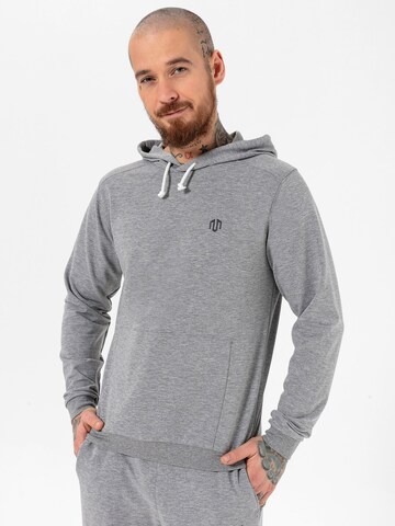 MOROTAI Athletic Sweatshirt in Grey: front