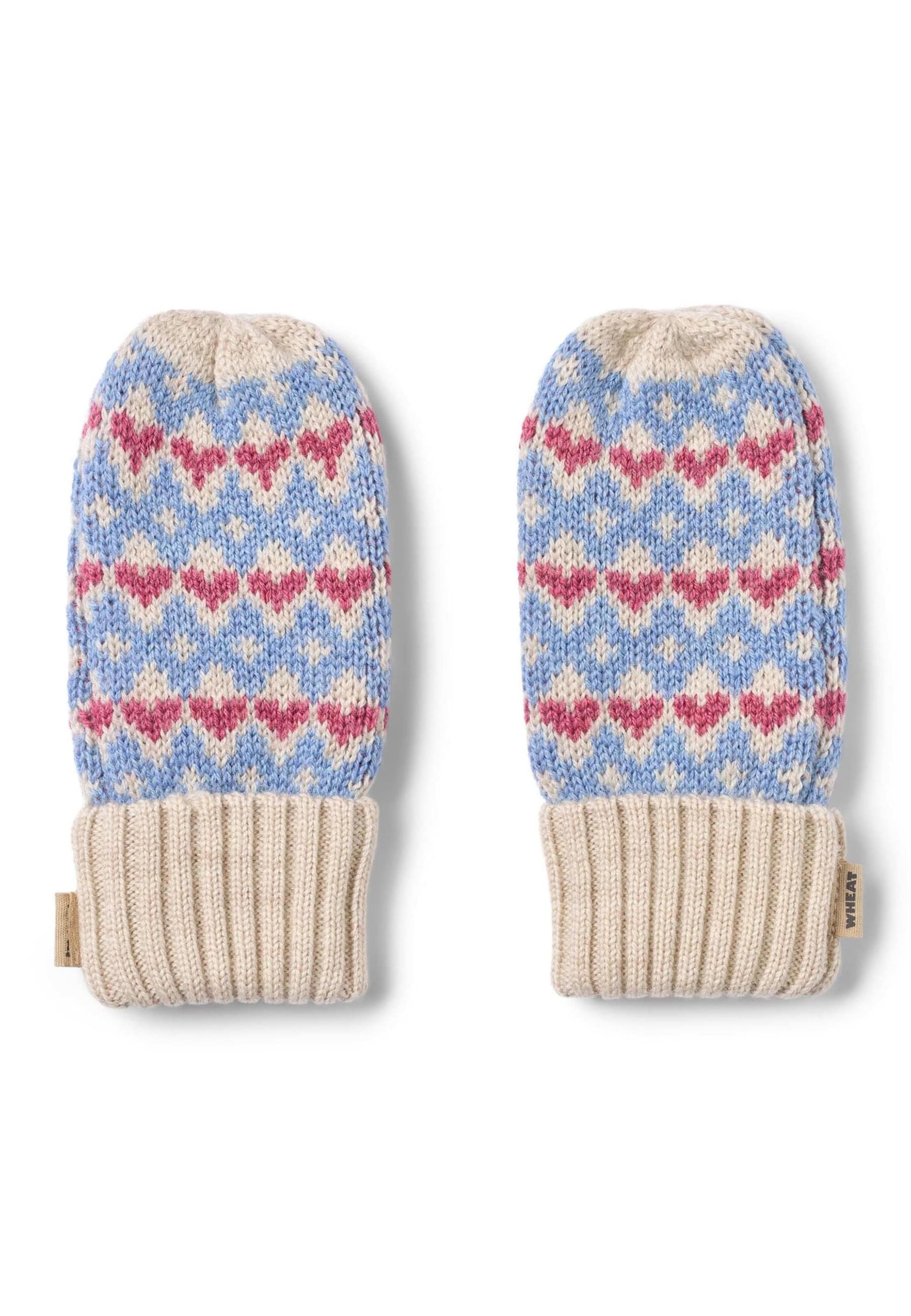 WHEAT Rukavice 'Haansi' – modrá: přední strana