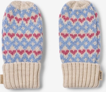 WHEAT Gloves 'Haansi' in Blue: front