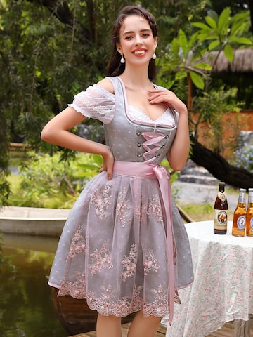 Yesfashion Dirndl‌‌‌ in Grau