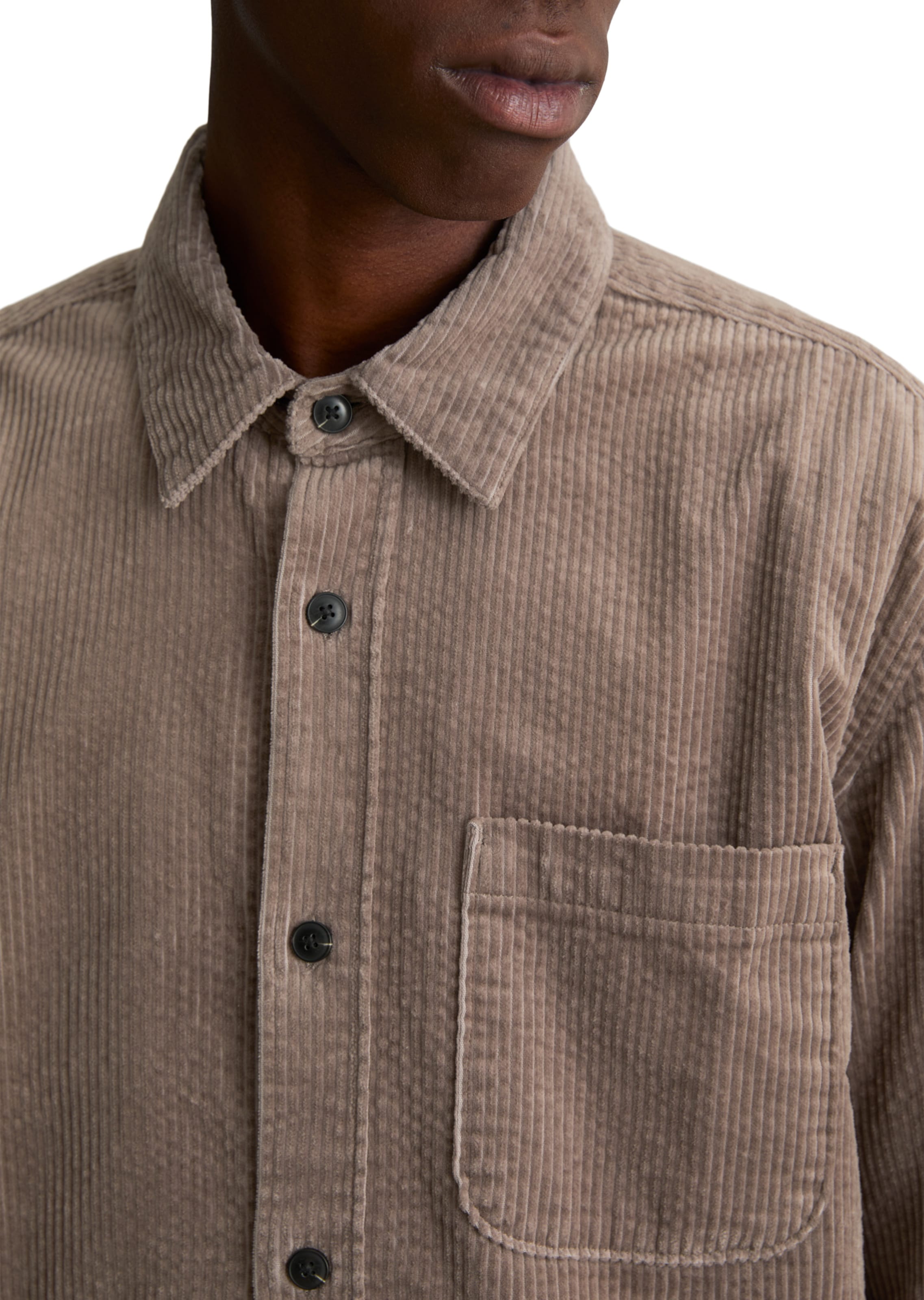 Marc O'Polo DENIM Comfort fit Overhemd in Bruin