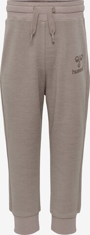 Hummel Tapered Sportbroek 'DALLAS' in Bruin: voorkant