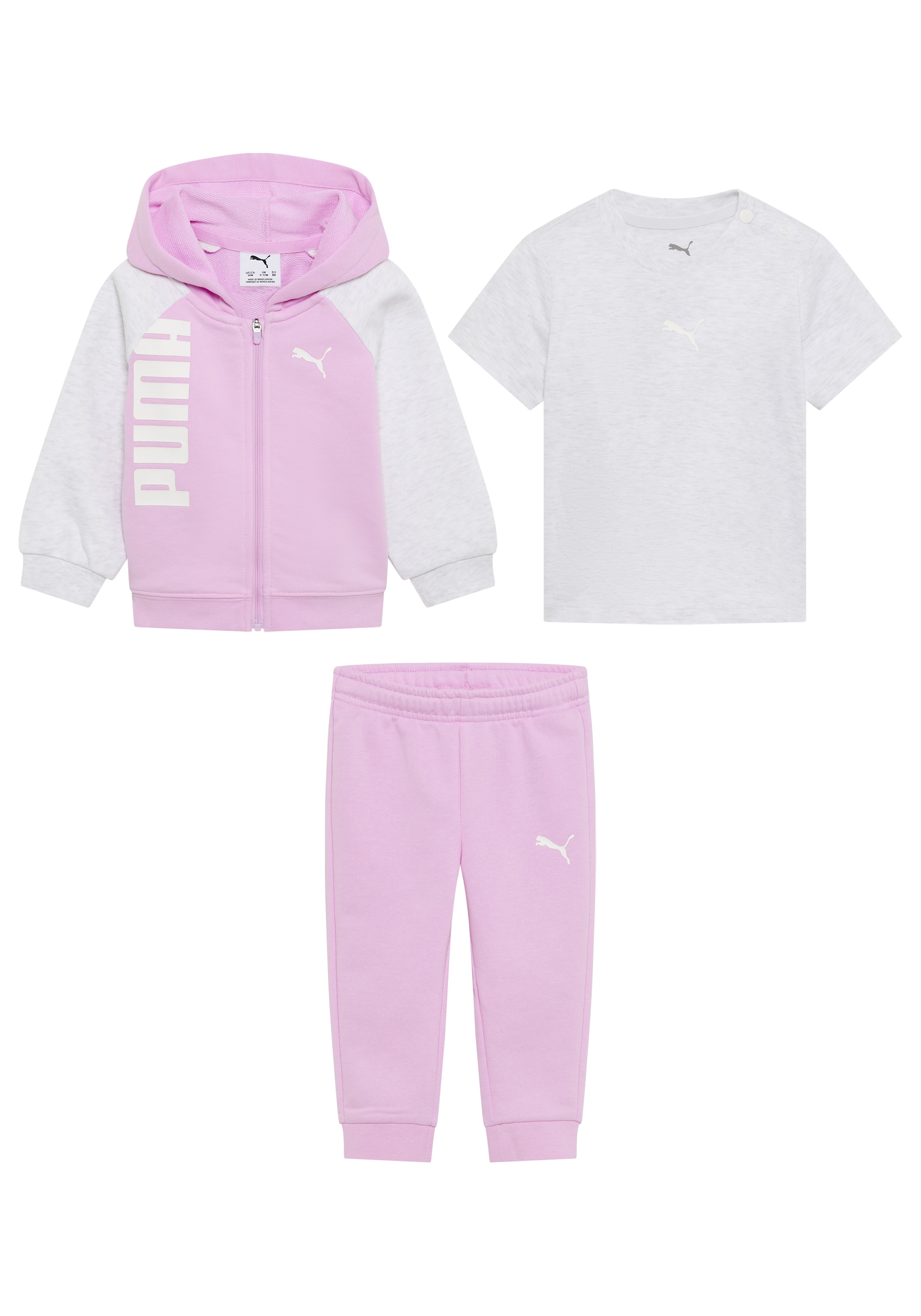 PUMA Set in Pink: front