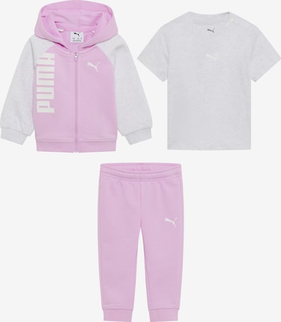 PUMA Komplet 'Minicats' veličine 98 u svijetlosiva / roza / bijela, Pregled proizvoda