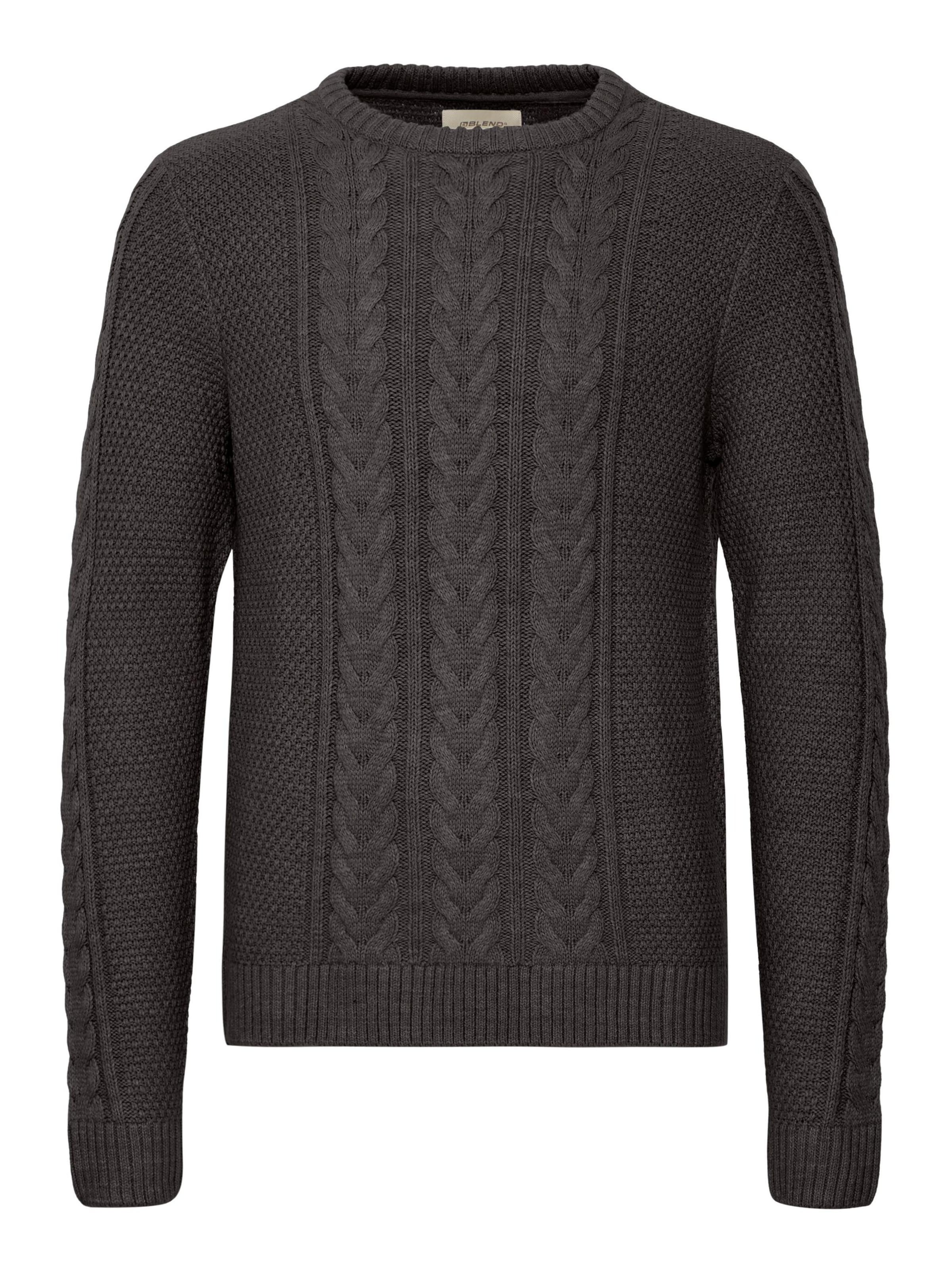 BLEND Pull-over &#x27;BHBASIM&#x27; en gris, Vue avec produit