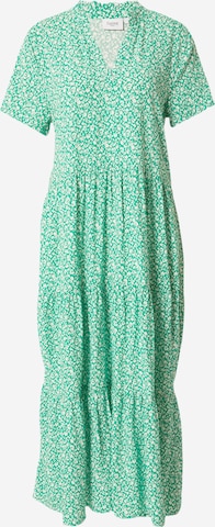 SAINT TROPEZ Dress 'Eda' in Green: front