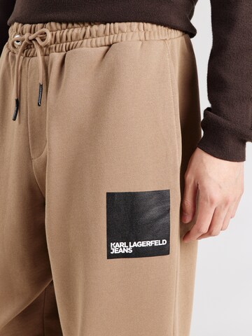 KARL LAGERFELD JEANS Tapered Nadrág - barna