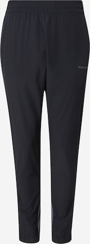 Sergio Tacchini Tapered Housut 'Arcata' värissä musta: etupuoli