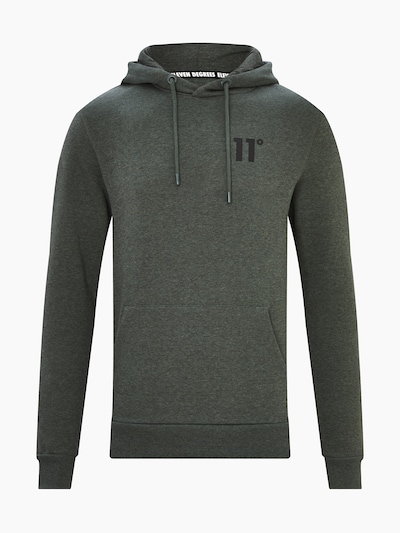 11 Degrees Sweat-shirt 'CORE' en kaki / noir, Vue avec produit