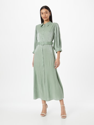 SELECTED FEMME - Vestido camisero 'Florenta' en verde: frente