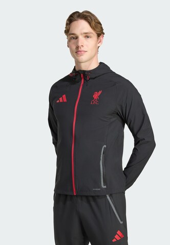 ADIDAS PERFORMANCE - Chaqueta de chándal 'FC Liverpool Tiro 25 Competition' en negro: frente