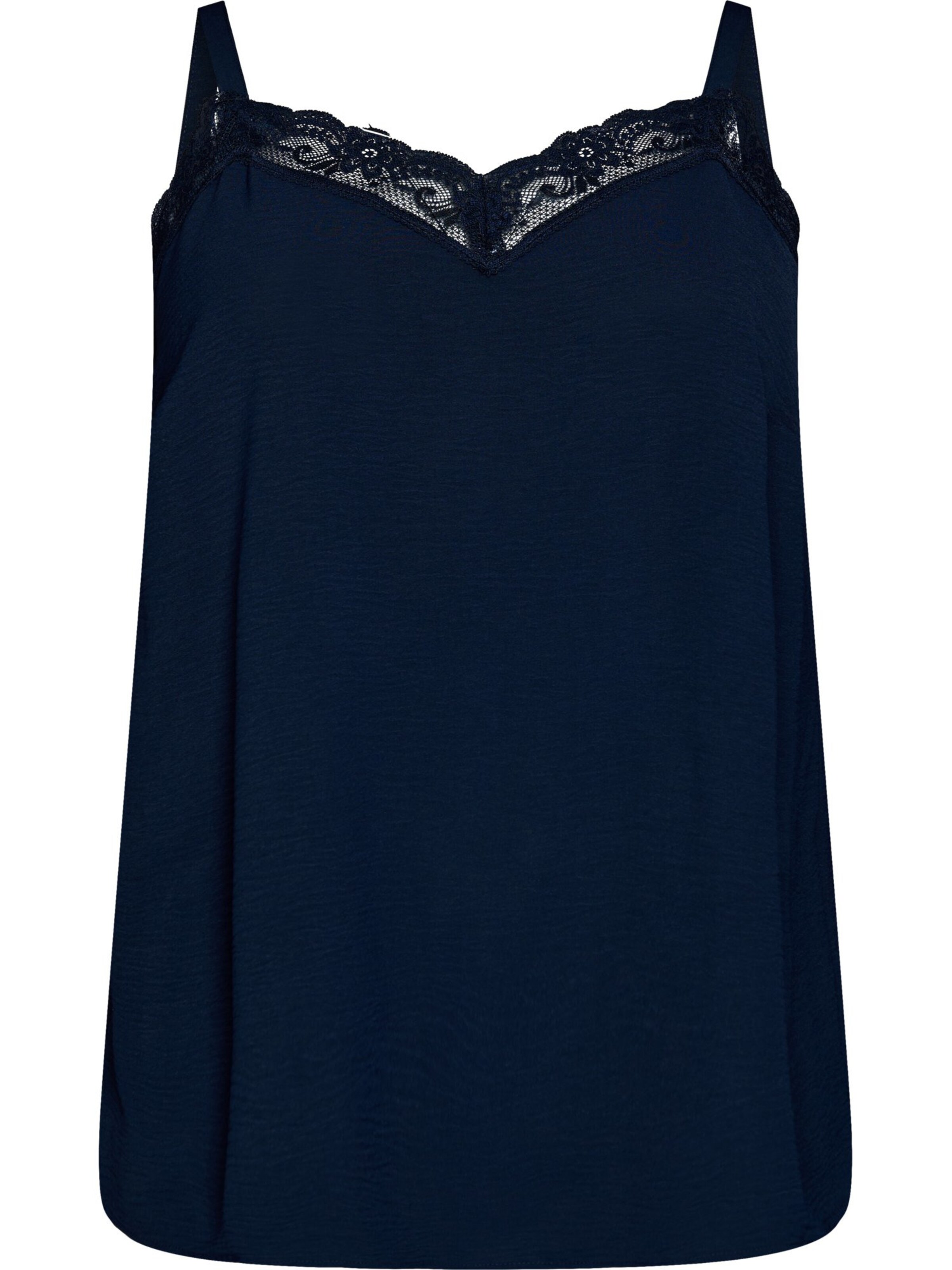 Top 'Kikka' de la Zizzi pe albastru: față