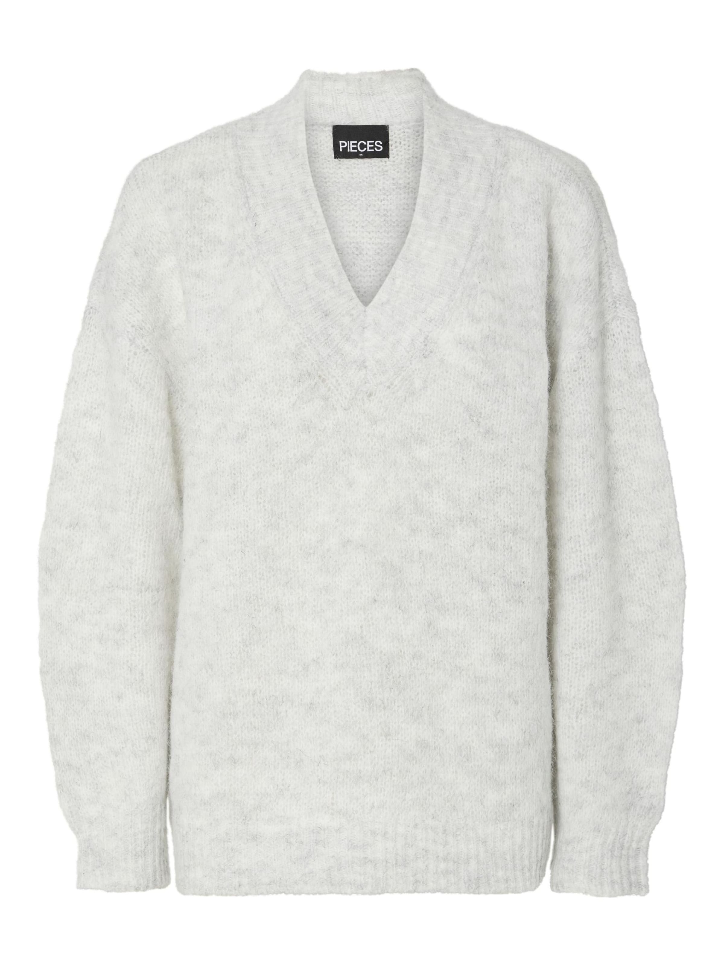 PIECES - Jersey 'NADINA' en gris: frente