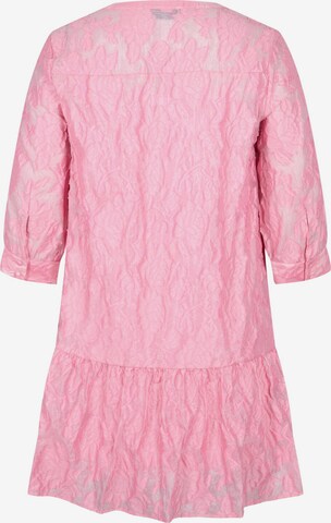 Robe-chemise 'Amina' Zizzi en rose