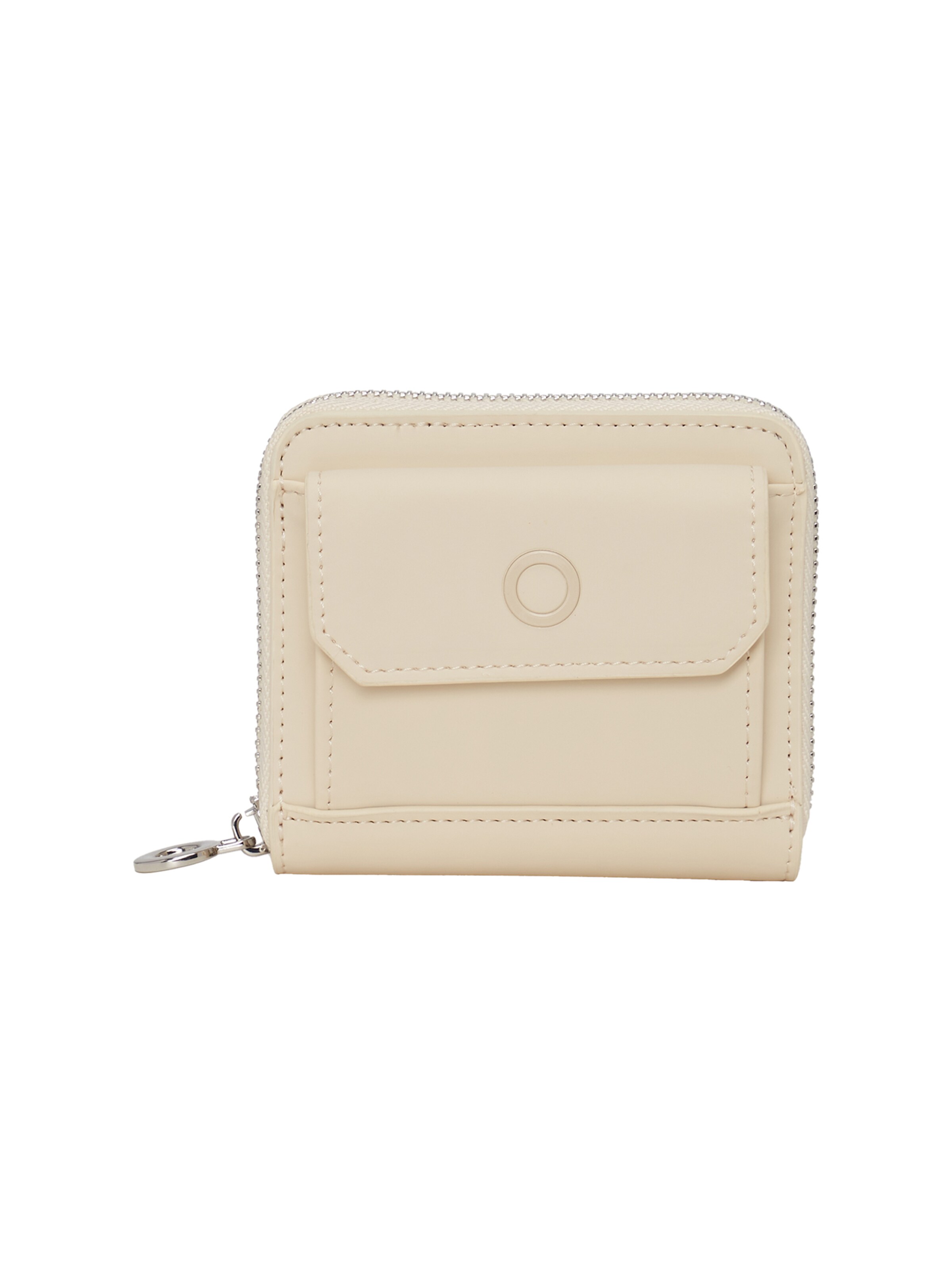 O bag Wallet in White: front