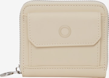 O bag Wallet in White: front