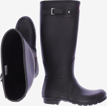 HUNTER Dress Boots in 40 in Black: front