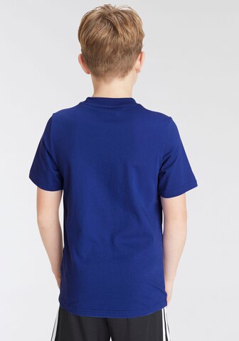 ADIDAS SPORTSWEAR Λειτουργικό μπλουζάκι 'Essentials Small Logo ' σε μπλε