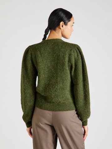 SOAKED IN LUXURY Knit Cardigan 'Tuesday' in Green