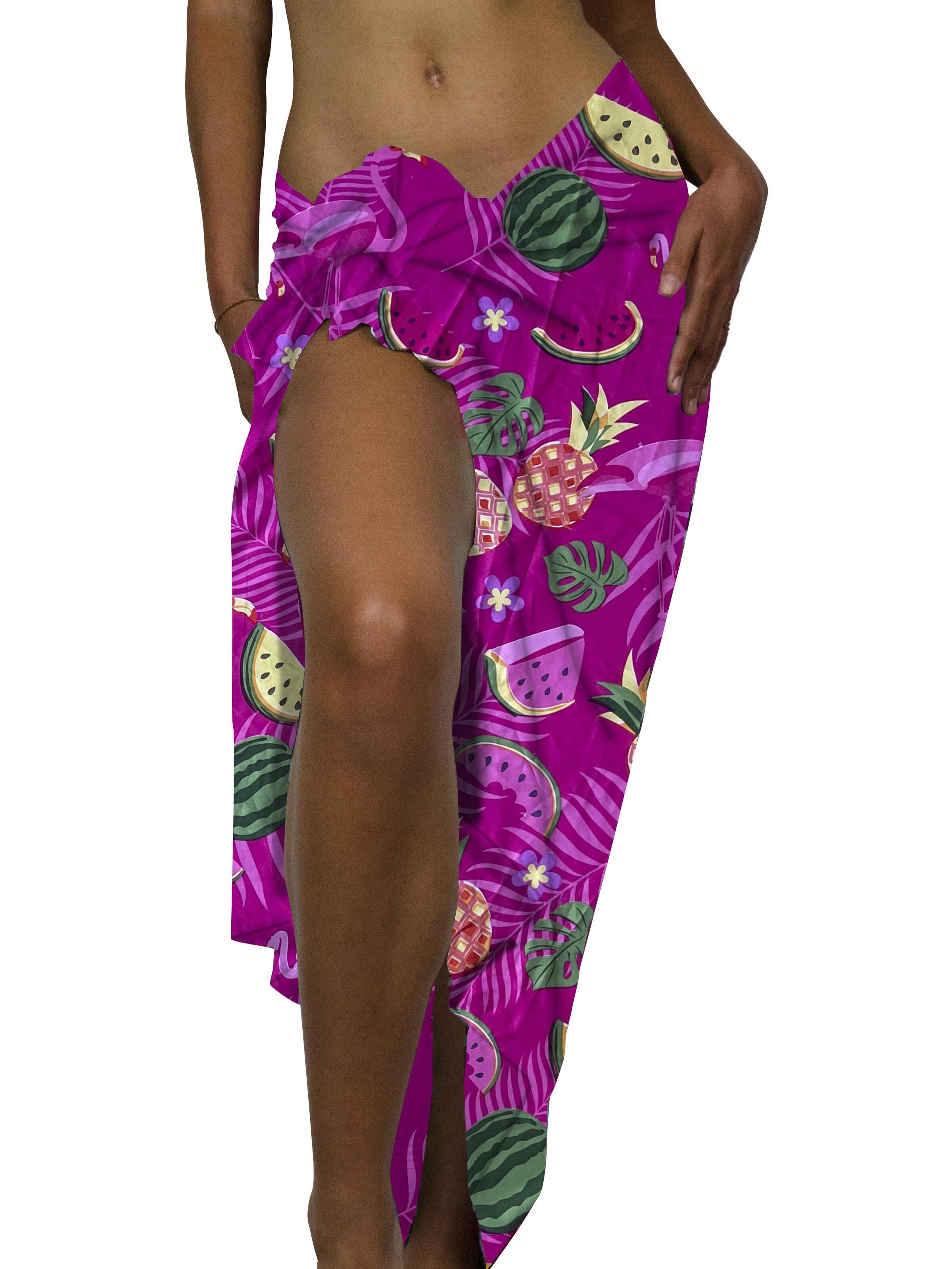 King Kameha Wrap 'Flamingo Melon' in Pink