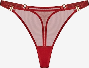 Bordelle Thong 'Signature' in Red: front
