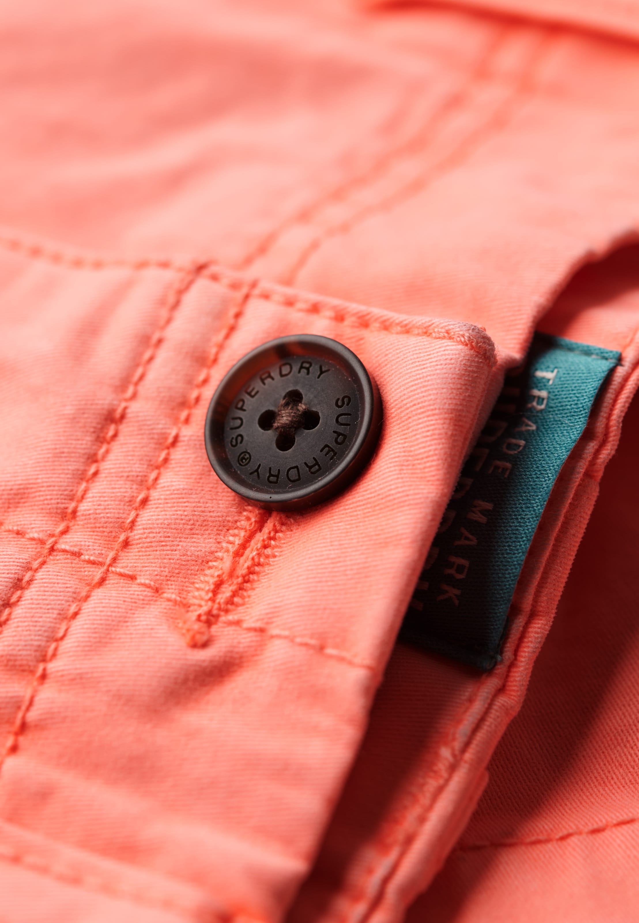 Superdry regular Lærredsbukser i orange