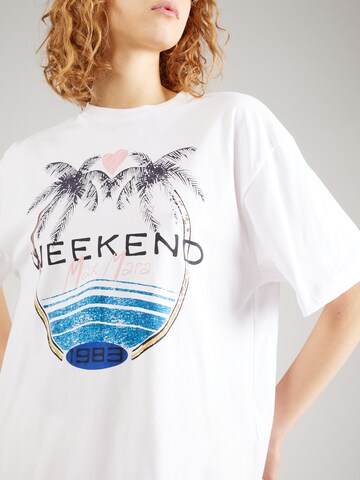 Weekend Max Mara T-shirt 'VITERBO' i vit